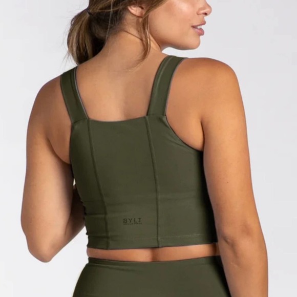 BYLT Basics Other - BYLT Premium Basics Essentials Sports Bra Size X-Small Dark Olive Green